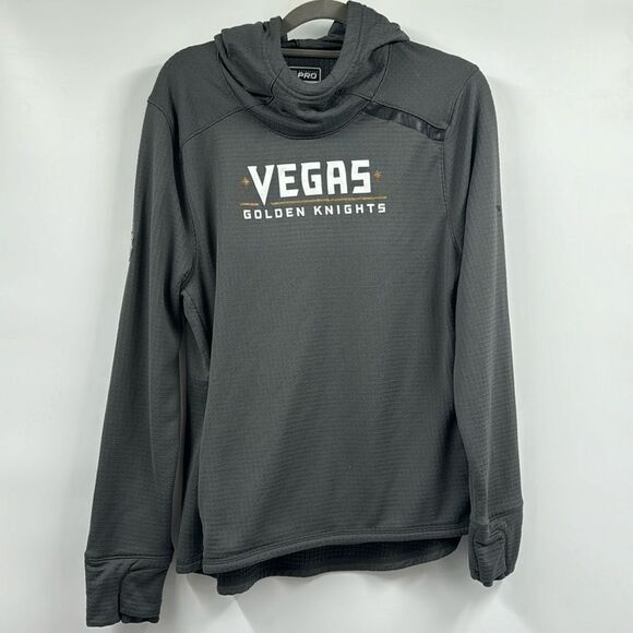 Vegas Golden Knights Funnel Neck Hoodie Small Thermal - Picture 1 of 6